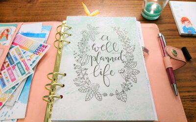 Doodle floral wreath for a dashboard. Includes video!