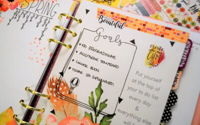 Bullet journal style planner