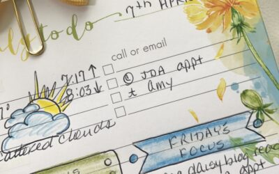 Wondering what to do with your Cocoa Daisy DAILY pages?