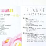 STICK TO THE PLAN: Creating a Planner Routine