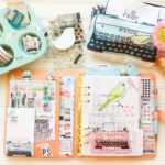 September Planner Set Up with Birds and Typewriters! Oh My!
