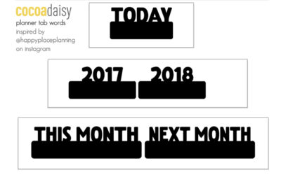 Make your own title tabs!