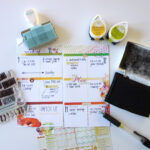 A roller stamp in a planner? Yes!