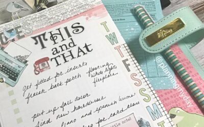 How do you PLAN your planner?