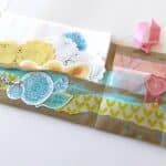 A different kind of pocket letter made from packaging.