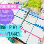 Combining Planning & Memory Keeping