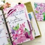 Using Up those Die Cuts in Your Planner (and Video)