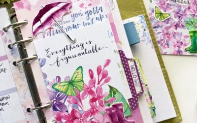 Using Up those Die Cuts in Your Planner (and Video)