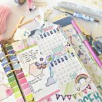 Creating with the decorative planner stickers.Video included.