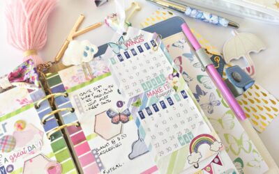 Creating with the decorative planner stickers.Video included.