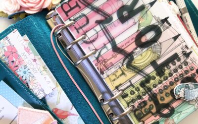 Adding Acetate to a Personal Size Planner (Can be adjusted to suit any size)
