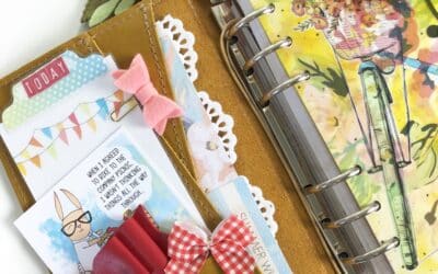 Using Pocket Cards in my Personal Day Planner Kit (Bicycles and Poppies)