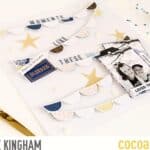 Scrapbook inspiration using paper off cuts.