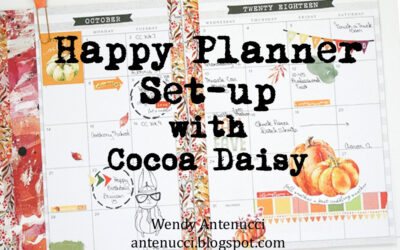 October 2018 Happy Planner Setup with Cocoa Daisy