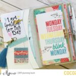 April planner setup with the Cherish Blossoms kit