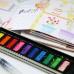 Using watercolour in TN planner + video.