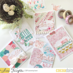 Spring Cards using Paper and Washi from Cherish Blossom