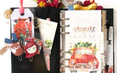 August Planner Set Up with Farmer’s Market & Video