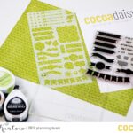 Product focus: The planner stamp set and the stencil.