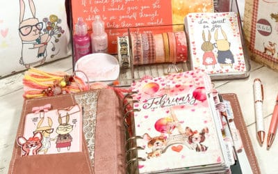 All the heart-eyes for February! Planner set-up time…