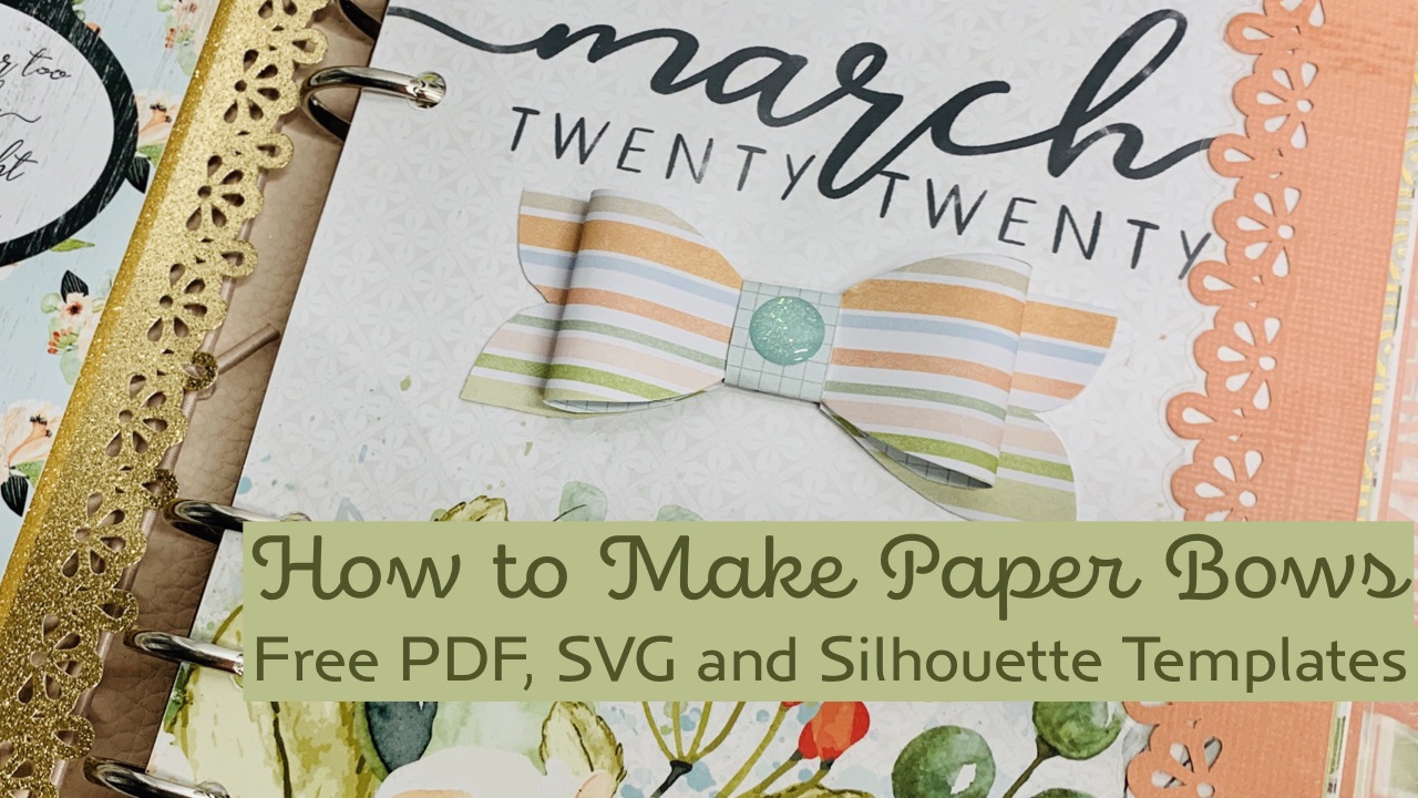 How to Make Paper Bows YouTube Video