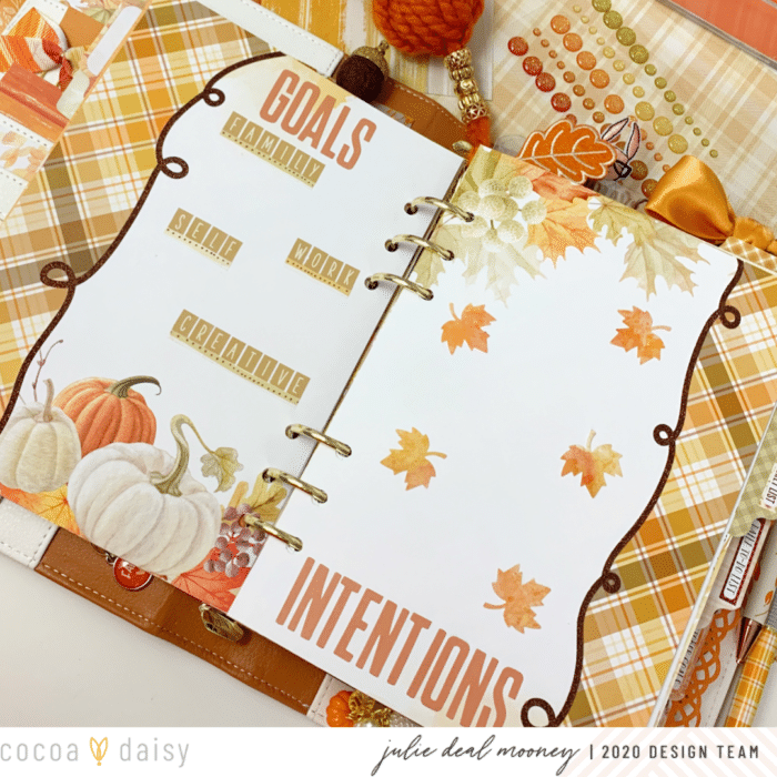 Julie Mooney October Set Up Goals & Intentions