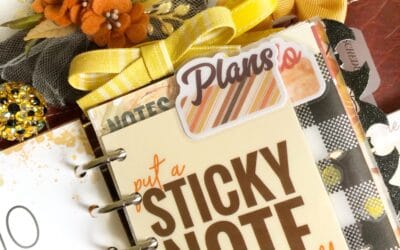 Page Markers and a Pocket with Flannel and Frost