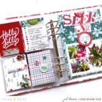 Cranberry and Plaid Design Ideas for Memory Keepers and Planners