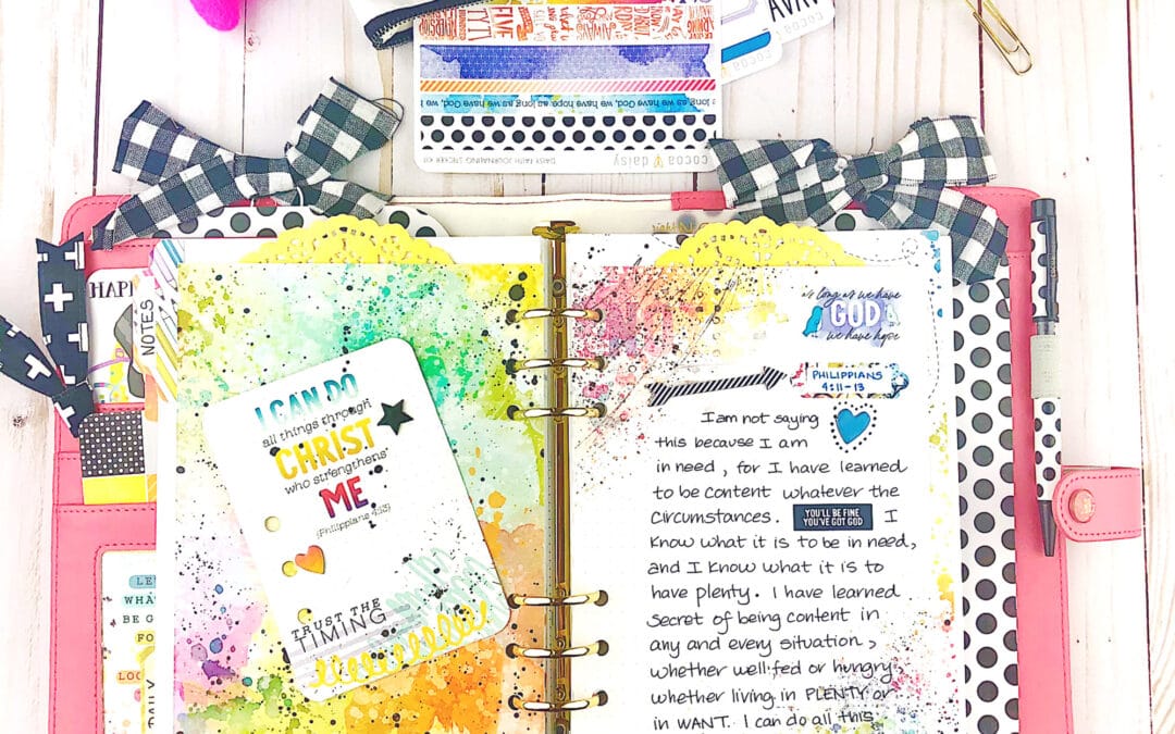 Add Bible Journaling To Your Planner!