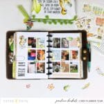 Step by step quick memory keeping weekly page