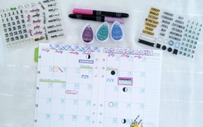 July Planner Guest Designer Recap | Aurelie Ducos