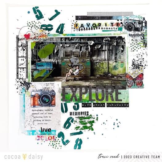 12×12 Mixed Media Design with Daily Journal Kits