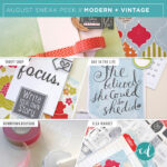 August Sneak Peek: modern + vintage