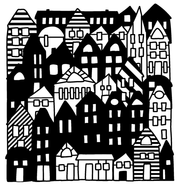 Cocoa Daisy neighbourhood fill with pattern