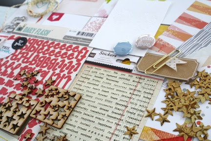 Cocoa Daisy Pocket Scrapbooking Kit, February Day in the Life