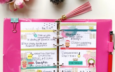 December Daisy Day Planning