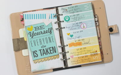 Decorating Daisy Day Planner Inserts