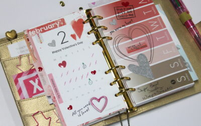 February Daisy Day Planner Kit in Action!