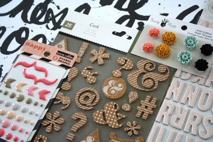 Cocoa Daisy Scrapbook Kits February Add On, Paint Chip