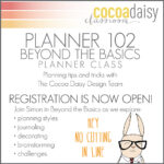 Planner 102 is NOW OPEN!
