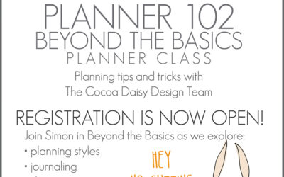 Planner 102 is NOW OPEN!