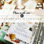 IDEAS. Plan with me & planner flip through. Pictures and video.