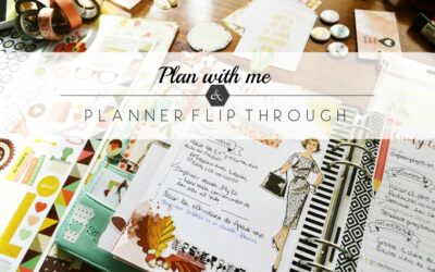IDEAS. Plan with me & planner flip through. Pictures and video.