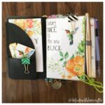 Using the August Planner kit in a Traveler’s Notebook