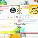Laminating ideas for planning using Walden Pond kit